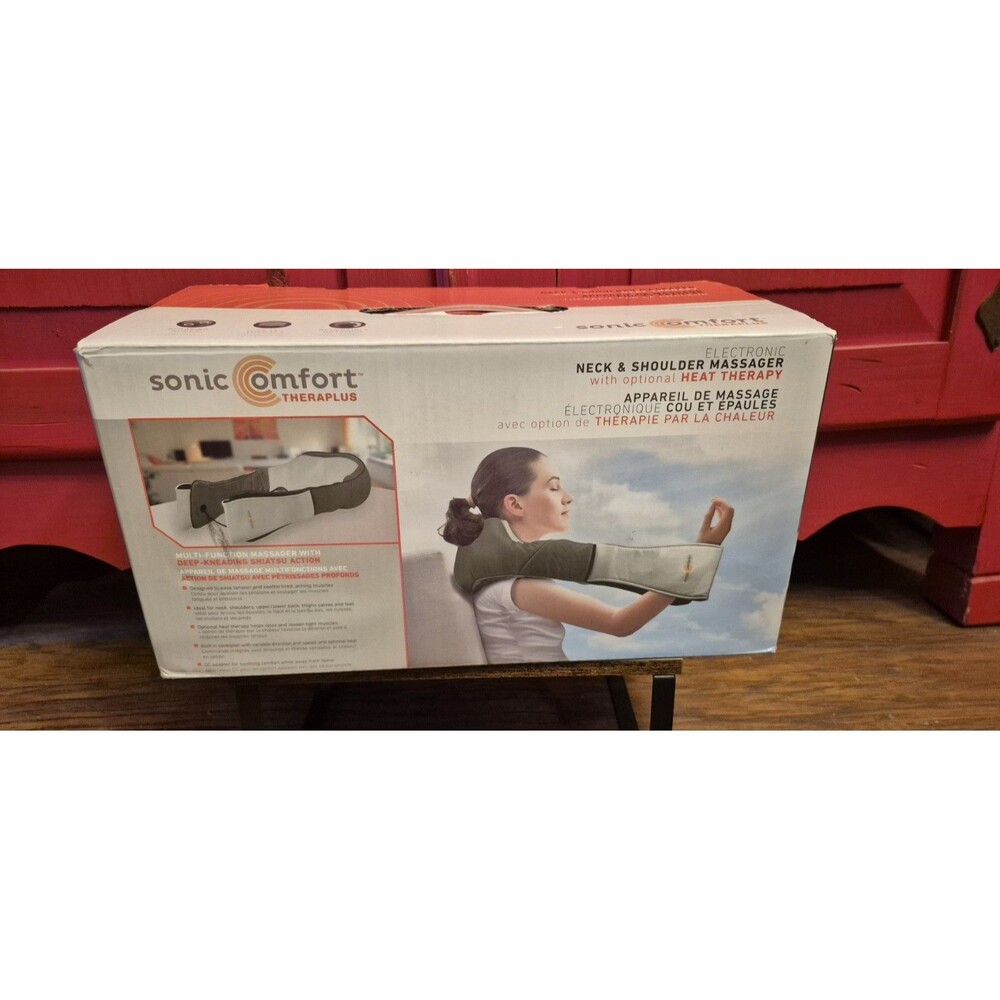 Sonic Comfort Neck & Shoulder + More Massager Optional Theraplus Heat Therapy
